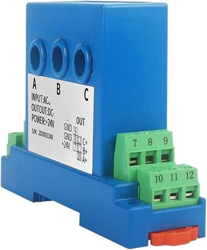 الإخراج 3 × 0-10V ثلاث مراحل التيار تيار مستشعر جهاز الإرسال AC0-1A 0-5A 0-10A 0-20A 0-30A Transmitter DC24V (INPUT AC 0-30A) in Saudi Arabia