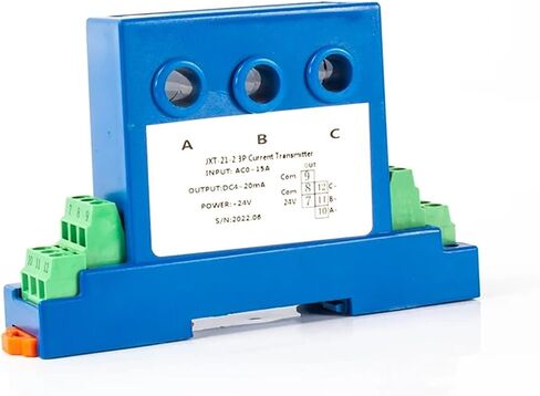 الإخراج 3 × 0-10V ثلاث مراحل التيار تيار مستشعر جهاز الإرسال AC0-1A 0-5A 0-10A 0-20A 0-30A Transmitter DC24V (INPUT AC 0-30A) in Saudi Arabia