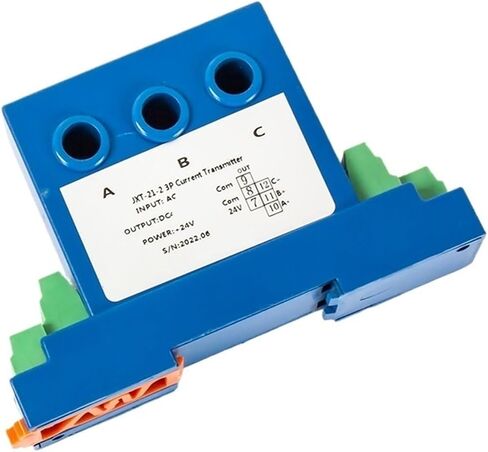 Three-Phase Current Sensor 0-1A 0-10A 0-30A to Output 3 X 4-20mA Three-Phase AC Current Transmitter DC24V(Input Ac 0-1a) in Saudi Arabia
