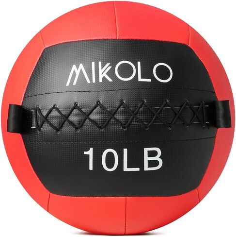 Mikolo Medicine Ball, Wall Ball,Soft Medicine Ball Set,Slam Ball for Core Training, Strength Workouts -Multi-Weight 10lbs 20lbs Exercise Balls for Home Gym, Functional Fitness (10/15/20/25LB) in Saudi Arabia