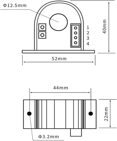 DC 0-20mA 4-20mA Output Aperture 20mm JXK-17 Open Loop AC Current Transmitter 0-1000A Input Hall Effect Current Sensor DC24V(Dc 4-20ma Output,AC 0-100A) in Saudi Arabia