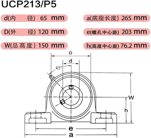 1PC كتلة مثبتة على السكن المصبوب UCP209/CP210/UCP211/UCP212/UCP213/UCP214/UCP215/UCP216 محمل وسادة ذاتيا (UCP212/P5) in Kuwait