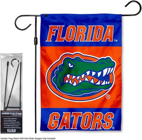Florida Gators Garden Banner Flag with Stand Pole Holder in Saudi Arabia