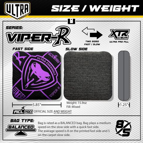 حقائب حقائب الأكياس Viper -R cornhole - معتمدة ACL in Saudi Arabia