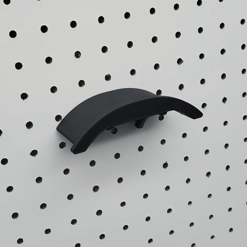 1/4" Pegboard Compatible Hook, Headphone Holder, Holds Over-The-Ear Devices for Pegboard Display, Home Office Electronics Organization (Matte White) in Saudi Arabia
