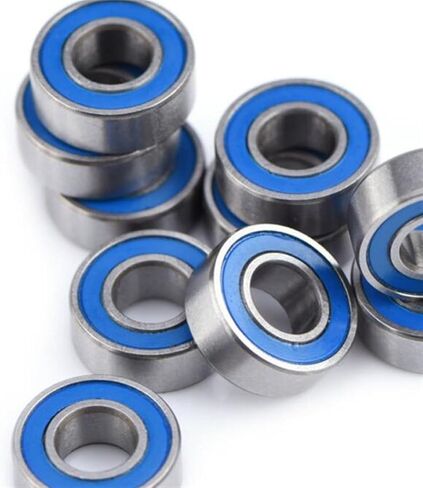 20/50/100pcs MR115RS Miniature Bearings Blue Sealed 5x11x4 mm ABEC-5 MR115-2RS Ball Bearing Parts for Car Truck(100PCS) in Saudi Arabia