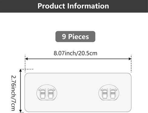 12 حزمة دش Caddy Hooks استبدال ، استبدال اللصق على رف دش ، خطافات دش لاصق قوية لرفوف رفوف رفوف الدش ، لا حفر ، SP001 in Kuwait