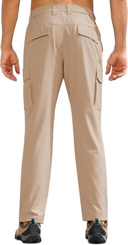 MOURCE Hiking Pants Men Lightweight - Water Resistant Quick Dry Outdoor Cargo Pants for Men with 8 Pockets in Saudi Arabia