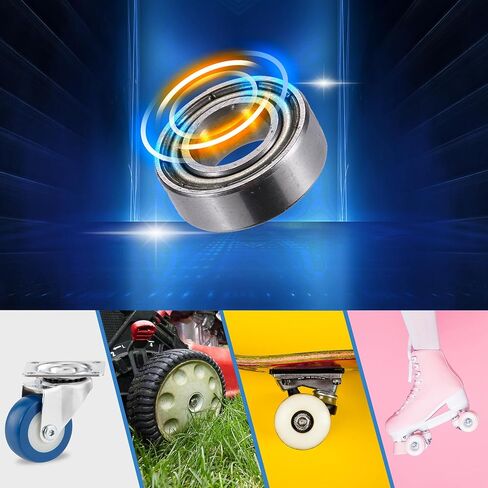 Acropix MR126ZZ 6x12x4mm Metal Shield Row Single Row Single Groove Ball Bealings Silver - حزمة 20 in Saudi Arabia