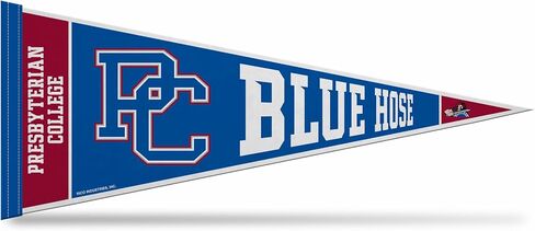 Rico Industries NCAA Presbyterian Blue Hose 12" x 30" Felt Wall Décor Pennant - Great for Home/Bed Room/Man Cave Décor in Saudi Arabia