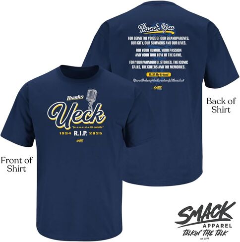 Thanks Ueck T-Shirt for Milwaukee Baseball Fans (SM-5XL) in Saudi Arabia