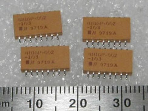 BOURNS 4816P-002-103 SMD 10K OHM / 15 Resistor Networks - 100 pcs - 26kopistore in Saudi Arabia