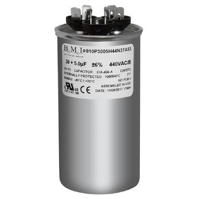 الولايات المتحدة الأمريكية 30+5 UF/MFD 370 440 VAC VOLTS ROUND DUAL RUN CAPACITOR 50/60 HZ in Kuwait