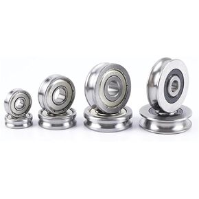 10PCS Straightening Mixed Wheel Over Line with Groove Bearing V6004 20X42X12MM Pulley V Groove Type(V6004-3-1) in Saudi Arabia