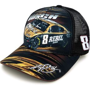 Kyle Busch 2025 صامت قبعة شبكة السيارات الأسود in Kuwait
