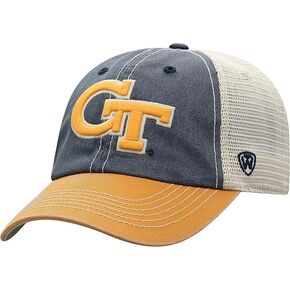 Collegiate Hats - Fitted Caps Adjustable Hats and Snapbacks Available (Adjustable Hat, Georgia Tech Mesh) in Saudi Arabia