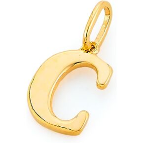 The World Jewelry Center 14k أصفر الذهب الأولي A -Z Charm قلادة - حدد خيار in Kuwait