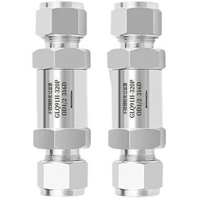 1pcs 3-32mm 1/8"-1" Inch Compression Union 304 316 Stainless Steel Filter Valve(1l2,316) in Kuwait