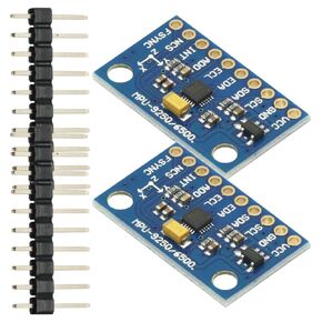 2 Pcs MPU6500 6-Axis Gyroscope Accelerometer Sensor Module Replace MPU6050 6-axis Gyroscope Accelerator Sensor Module for Arduino in Saudi Arabia