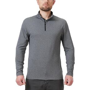 ملابس رياضية للرجال 1/4-ZIP سريع الجفاف: قميص تمرين خفيف الوزن لجري الصالة الرياضية الجري والتدريب في الهواء الطلق in Kuwait