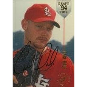 Carl Dale St. Louis Cardinals 1994 Topps Stadium Club Draft Pick Autographed Card. This item comes with a certificate of authenticity from Autograph-Sports. Autographed - MLB Autographed Baseball in Saudi Arabia