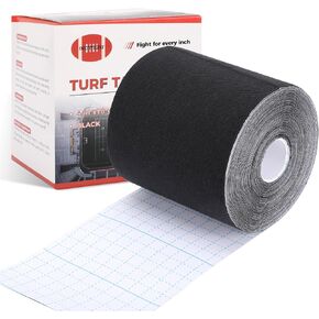 White Extra Wide Football Turf Tape Protects Skin from Turf Burns, 1 Roll 4 Inch x 10 Yards, Ultra Sticky, Breathable & Hypoallergenic Athletic Turf Tape for All Levels of Football Athletes in Saudi Arabia