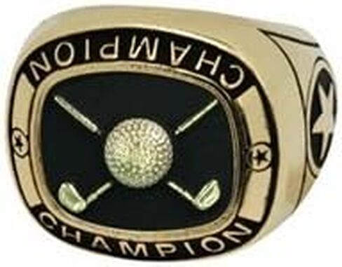 Express Medals Golf Trophy Ring (Size 12) in Saudi Arabia