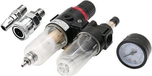 AFC2000 G1/4 Air Compressor Oil Water Separator Air Filter Used To Reduce Pressure Valve Regulator AFR2000 + AL2000(AFC-SMPM20) in Saudi Arabia