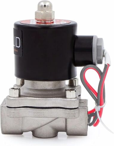 1PCS 1/2" stainless steel electric solenoid valve 24V AC normally closed(G) in Saudi Arabia