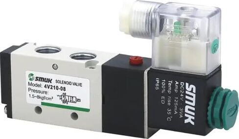 1PCS Two Position Five Way Solenoid Valve 4V220-08 AC220V 110V DC24V(AC110V) in Saudi Arabia