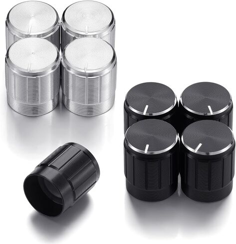 kingdder 8 pcs مصباح الأرضية dimmer مفتاح التحكم في مقبض الروتاري مصباح مقبض استبدال مفتاح مفتاح الطاقة الدوار ، 15 × 15mm in Kuwait