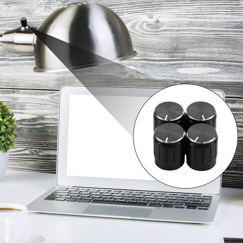kingdder 8 pcs مصباح الأرضية dimmer مفتاح التحكم في مقبض الروتاري مصباح مقبض استبدال مفتاح مفتاح الطاقة الدوار ، 15 × 15mm in Kuwait
