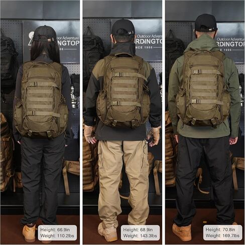 Mardingtop 35L Tactical Backpacks Molle Hiking daypacks for Camping Hiking Military Traveling Motorcycle(With Rain-cover) in Kuwait