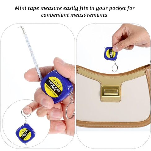 16pcs شريط صغير قياس الجزء الأكبر 1 م/ 3 قدم قياس صغير شريط مفاتيح الأشرطة قابلة للسحب الأشرطة قياس حجم الجيب لصالح الحفل in Kuwait