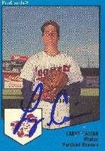 Larry Casian Portland Beavers - Twins Affiliate 1989 Pro Cards Card Card - بطاقة League Minor. يأتي هذا العنصر مع شهادة أصالة من رياضة السيارات. موقعة - البيسبول in Saudi Arabia