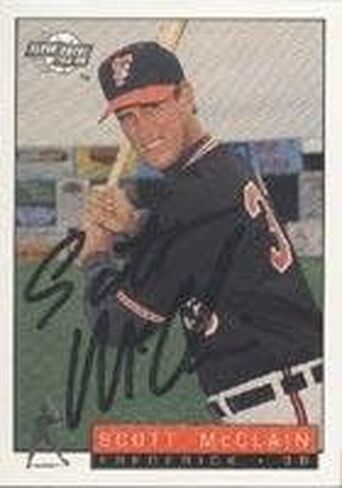 Scott McClain Frederick Keys - Orioles Affiliate 1993 Fleer Excel Autographed Card - Minor League Card. This item comes with a certificate of authenticity from Autograph-Sports. Autographed - Baseball in Saudi Arabia