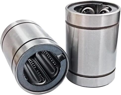 10pcs مقاوم القفص الصلب الحركة الخطية تحمل LM8GA LM10GA LM12GA LM16GA LM20GA (LM8GA 8x15x24mm) in Saudi Arabia