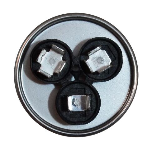 الولايات المتحدة الأمريكية 30+5 UF/MFD 370 440 VAC VOLTS ROUND DUAL RUN CAPACITOR 50/60 HZ in Kuwait