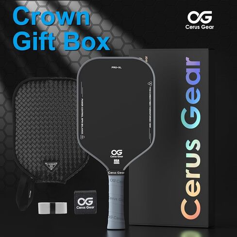 Pickleball Paddlles مع T700SC Carbon Carbon Multier و 16 مم من البوليمر العسل البوليمر العسل ، مضرب كرة المخلل الممتاز المصممة لدوران في نهاية المطاف ، وافق USAPA in Saudi Arabia