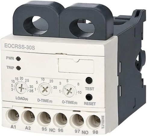 EOCRSS-30S Overload Relay Motor Protector Thermal Termal Relay (UN: 180-460VAC) 1PCS (3-30A) in Saudi Arabia