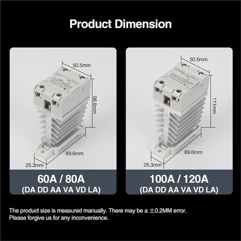 10A 25A 40A 60A 80A 100A مرحلة واحدة من SSR Solid State Relay مع التتابع الصناعي الحراري DIN RAIL MOUNT 1PCS (DC Control DC ، 80A) in Saudi Arabia