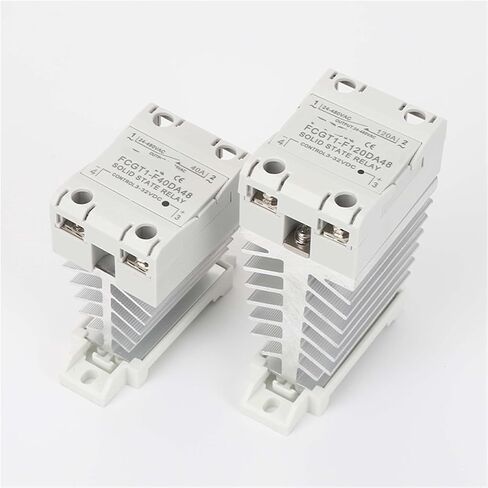 10A 25A 40A 60A 80A 100A مرحلة واحدة من SSR Solid State Relay مع التتابع الصناعي الحراري DIN RAIL MOUNT 1PCS (DC Control DC ، 80A) in Saudi Arabia