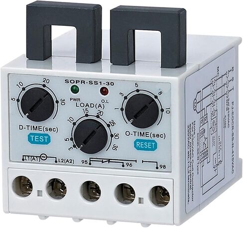 SOPR-SS1-06 Electronic Overload Motor Protector Thermal Relay 1Pcs(5-70A,Un 12VAC DC) in Saudi Arabia
