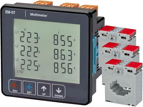 EM-07 تيار الجهد التردد الظاهري للحماية متعددة المترات 3P و 4W 1PCS (3CT 300A) in Saudi Arabia