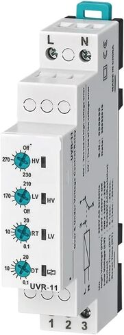 UVR-11 220VAC Monophase Overvoltage & Undervoltage Protection Relay 1PCs in Saudi Arabia