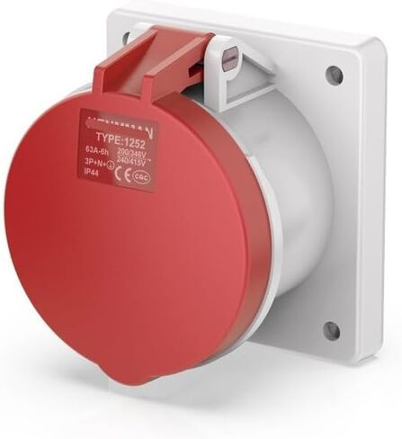 Industrial Infromed Plug-in IP44 Outdoor Aviation 16A 32A 63A (16A 3P IP44) in Saudi Arabia