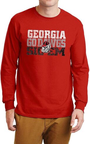 Elite Fan Shop Fan Favorite Team Color Long Sleeve Arch Tee Shirt in Saudi Arabia