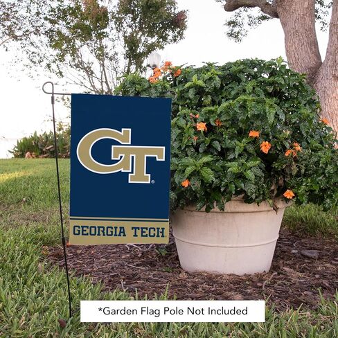 Desert Cactus Georgia Tech GT Garden Flag – 19 x 12 inch Georgia Tech Yellow Jackets Banner, For Outdoor Display and Events (Design A) in Saudi Arabia