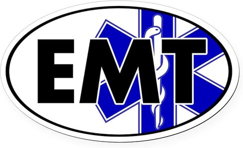 CafePress EMT Oval W/SOL Oval Car Magnet, Euro Oval Bumper Magnet in Saudi Arabia