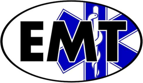 CafePress EMT Oval W/SOL Oval Car Magnet, Euro Oval Bumper Magnet in Saudi Arabia